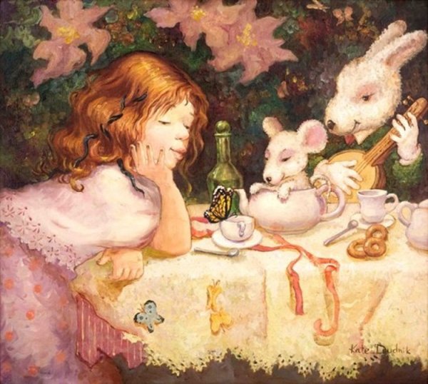 Милые сказочные картины художницы Екатерины Дудник
