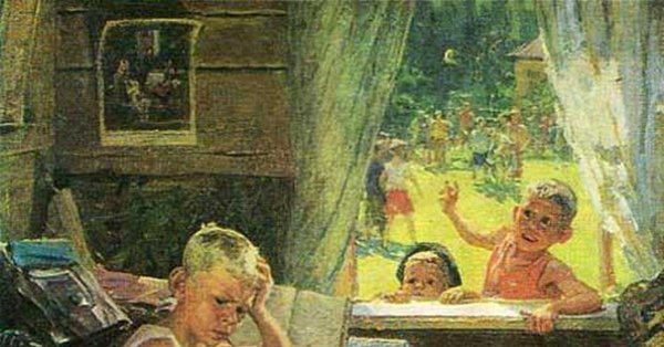 Переэкзаменовка картина Решетникова