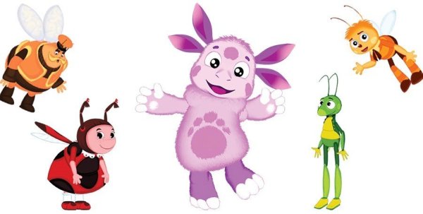 Персонажи мультфильма Лунтик