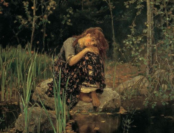 Картина в м Васнецова алёнушка