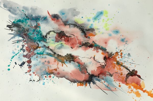 Город мастихином картина маслом