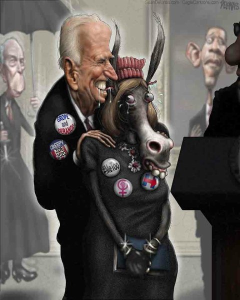 Современные карикатуры политические