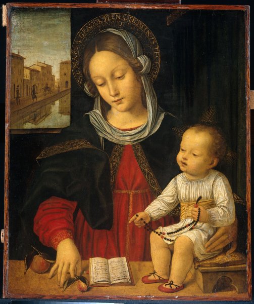 Рафаэль Санти Сикстинская Мадонна ангелы