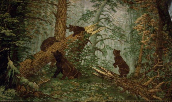 Васнецов утро в Сосновом лесу