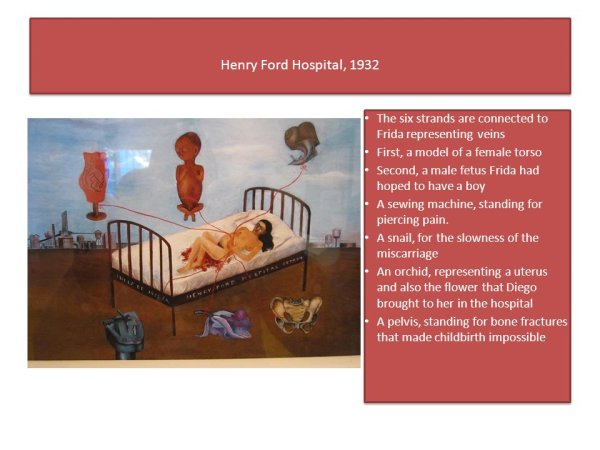 Фрида Кало больница Генри Форда картина