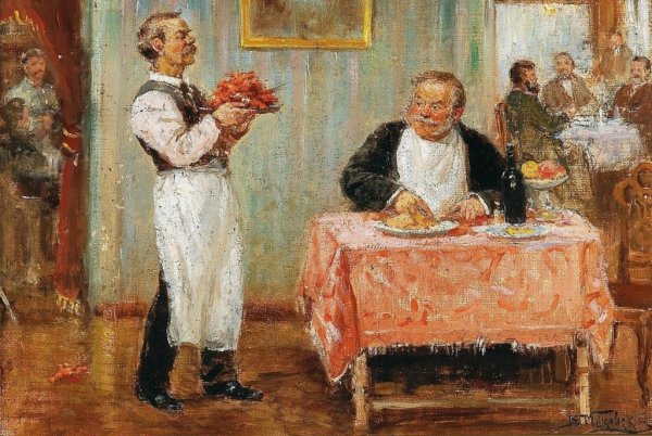 Владимир Маковский. «В трактире». 1897