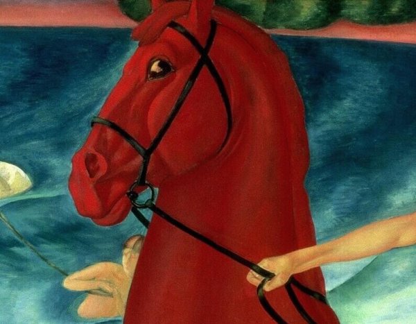 К.С. Петров-Водкин "купание красного коня", 1912