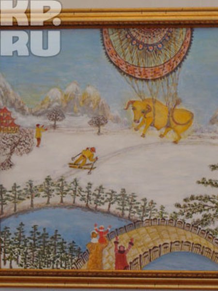 Картины Валентины Теличкиной на выставке