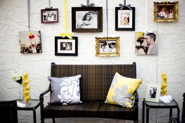 Декор стены фотографиями