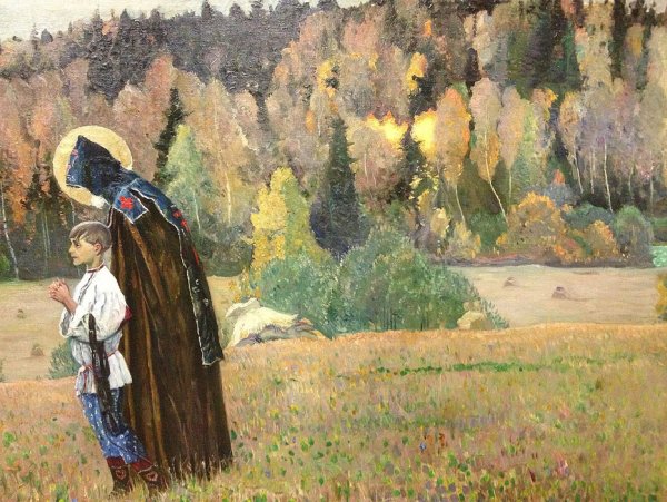 Михаил Нестеров видение отроку Варфоломею