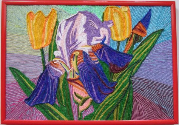 Стрекоза ниткография