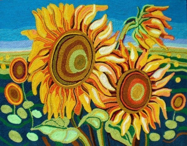 Ниткография маки