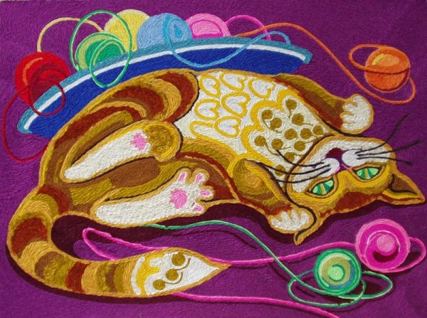 Ниткография Сова