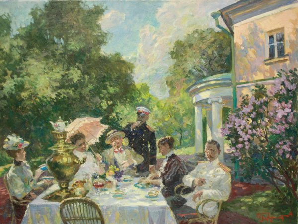 Анна Боганис чаепитие