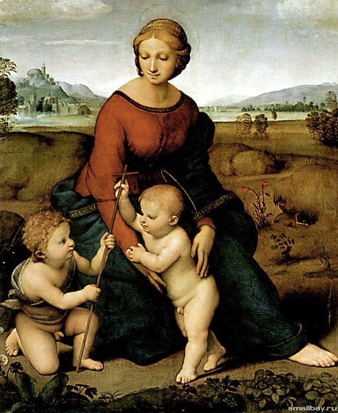 Рафаэль Санти Мадонна в зелени