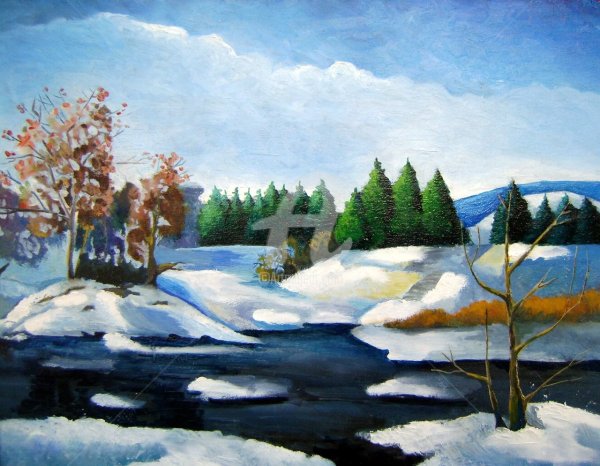 Февраль в живописи