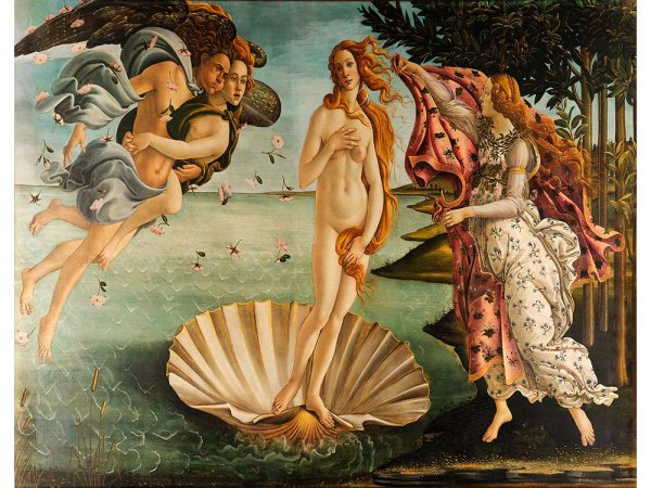 Галерее Уффици Флоренция рождение Венеры
