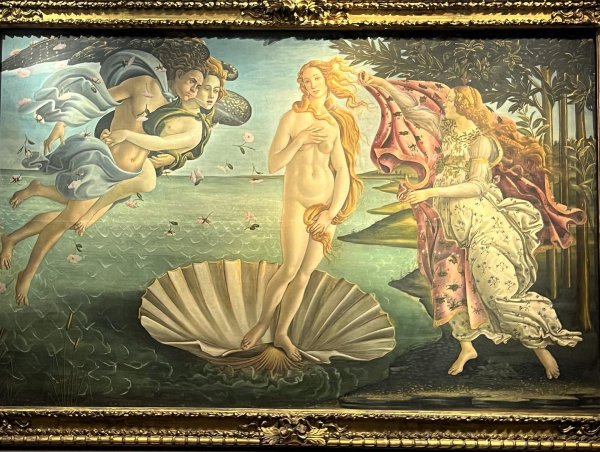 Рождение Венеры картина Боттичелли