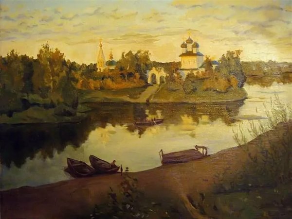 Левитан Вечерний звон картина