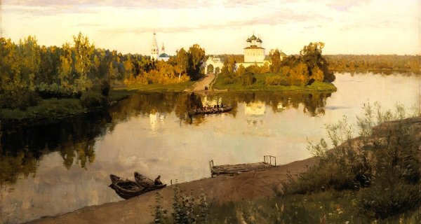 Левитан Вечерний звон картина