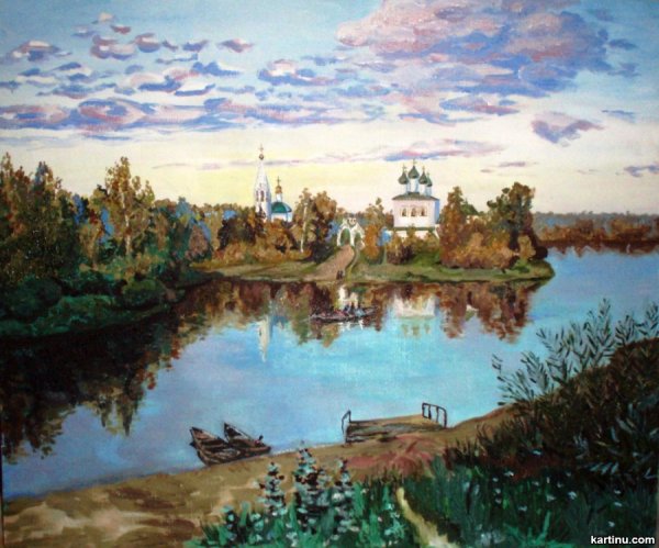 И. Левитан. Вечерний звон. 1892 Г.