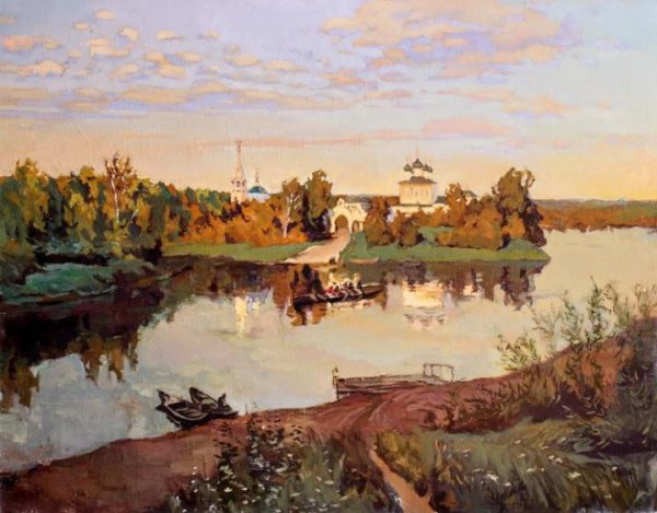 Исаак Левитан Вечерний звон