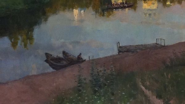 Описание картины Левитана Вечерний звон