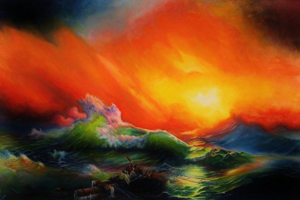 Айвазовский девятый вал 1850