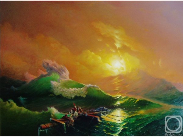 Картина Айвазовского после кораблекрушения