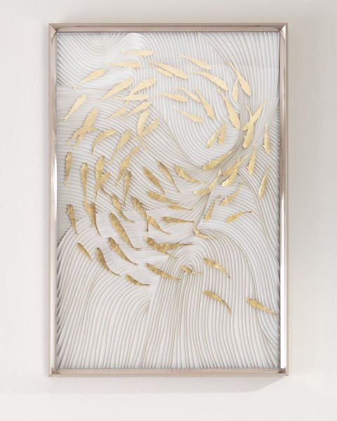 Панно текстурной пастой