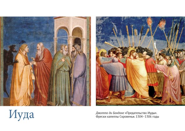 Джотто поцелуй Иуды