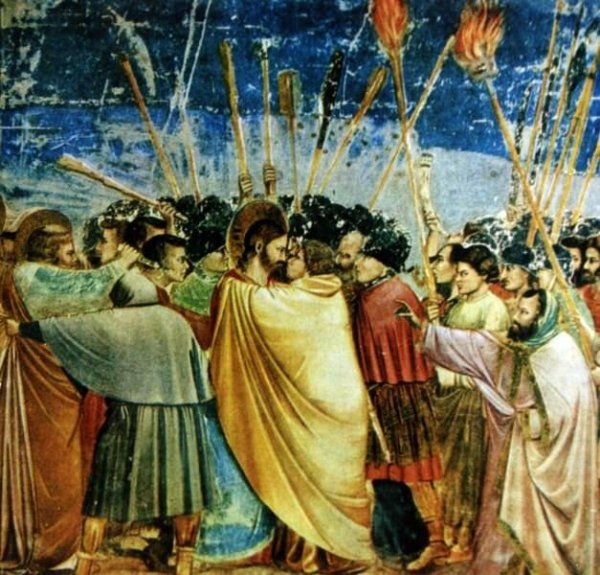 Джотто поцелуй Иуды