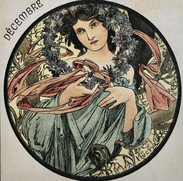 Альфонс Муха месяцы 1899