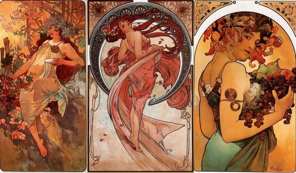 Альфонс Муха лето