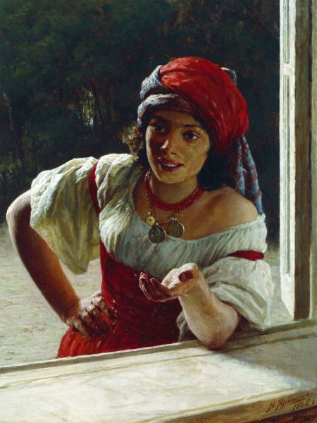 Николай Александрович Ярошенко Gypsy woman