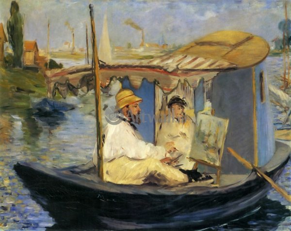 Эдуард Мане. В лодке. 1874