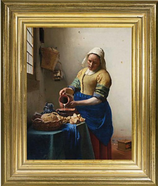 Ян Вермеер Дельфтский служанка с кувшином молока