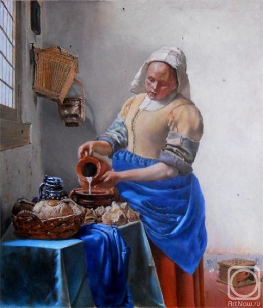 Ян Вермеер молочница 1658