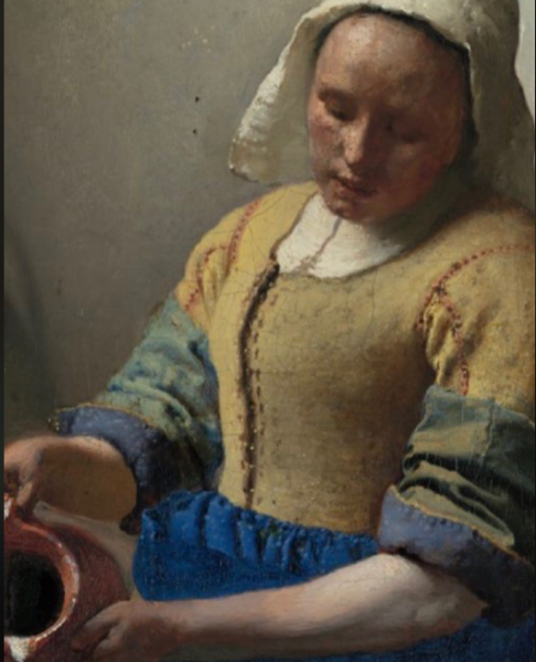 Молочница картина Вермеера