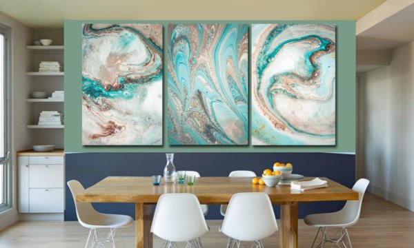 Живопись в интерьере кухни