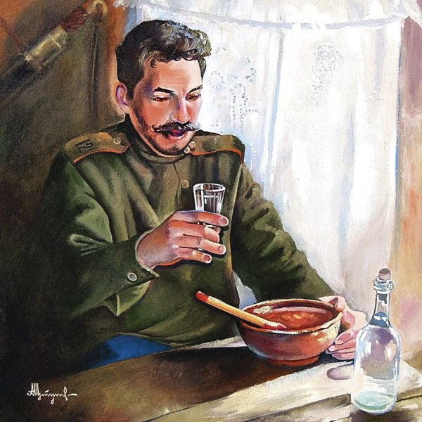 Шебуняев художник Донские казачки