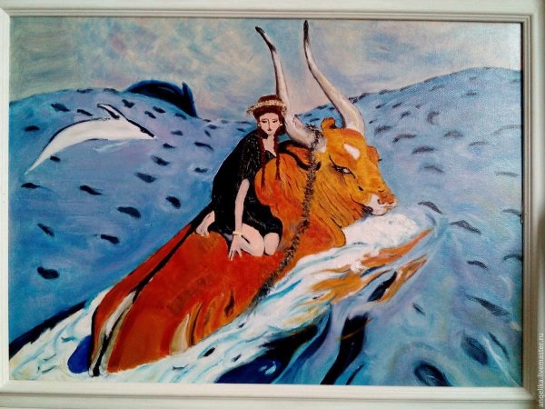 В. Серов. Похищение Европы. 1910.