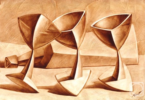 Натюрморт с едой живопись