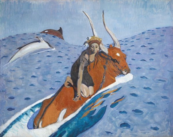 В. Серов. Похищение Европы. 1910.