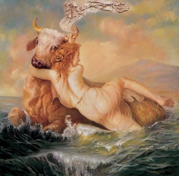 Серов художник похищение Европы