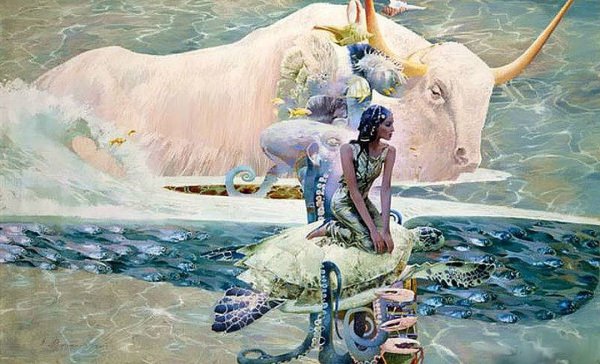 Похищение Европы бык Зевс