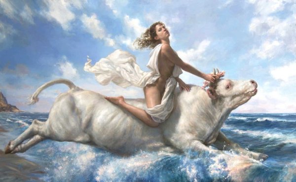 Похищение Европы картина Серова