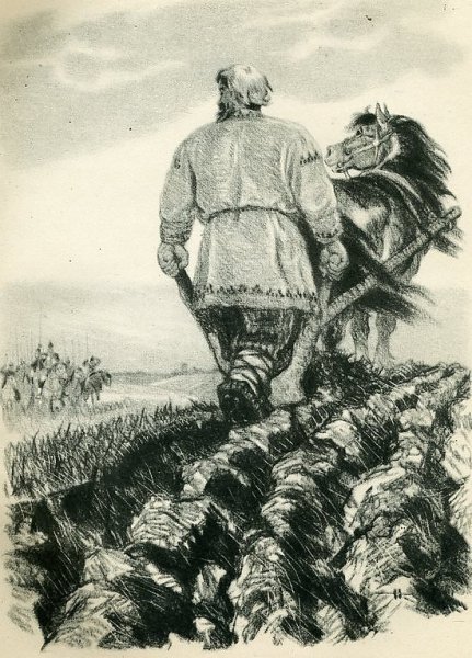 Русские богатыри Микула Селянинович