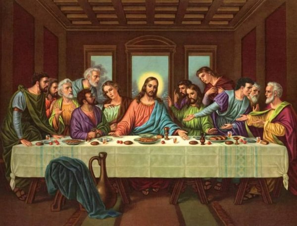 Леонардо да Винчи Тайная вечеря 1495