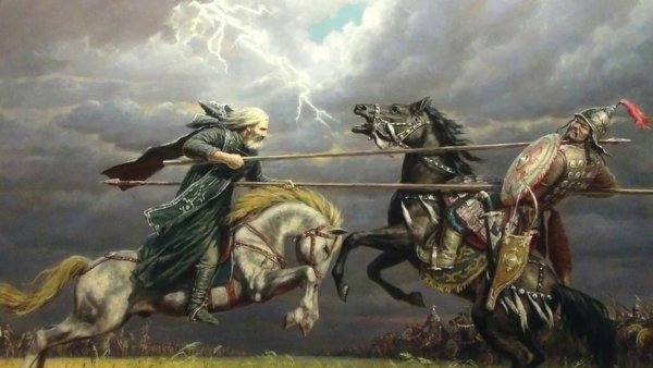 Пересвет и Челубей Куликовская битва